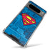 DC Comics Superman Logo Background Pattern Google Pixel 8 Pro Clear Case